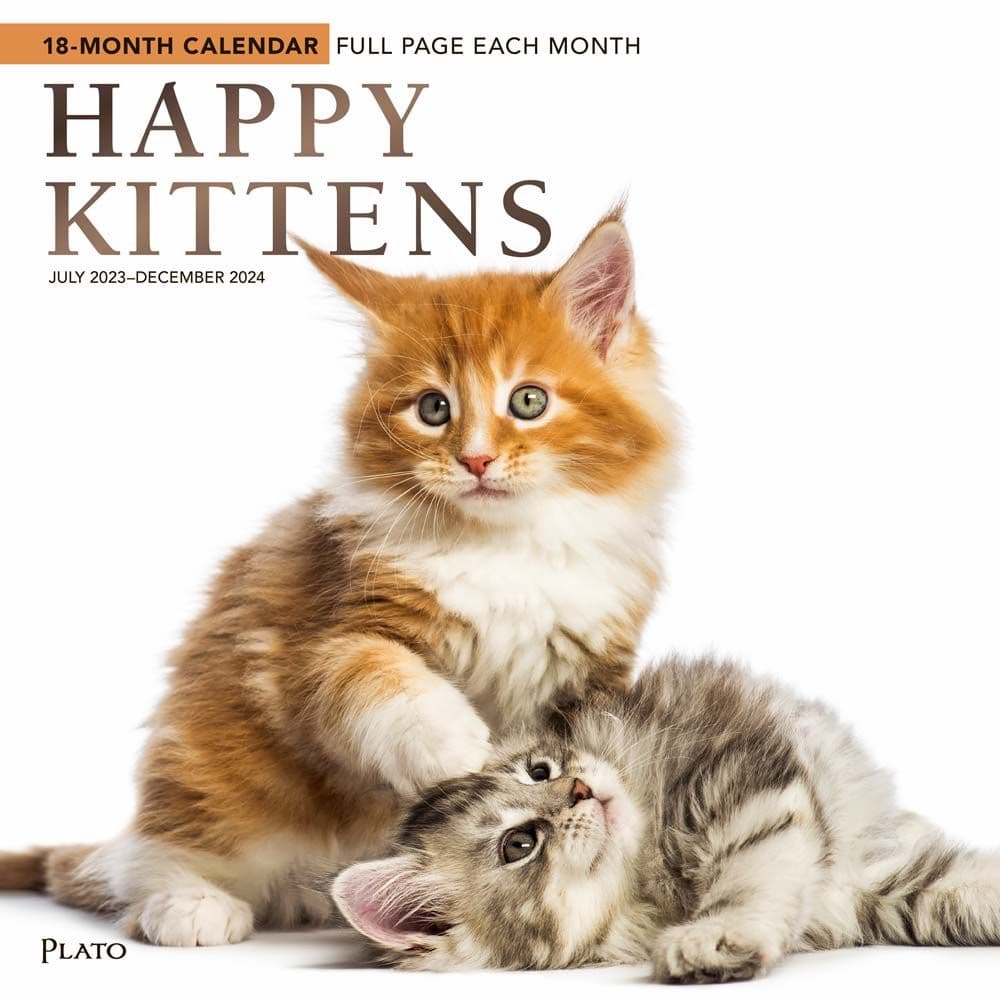 Happy Kittens 2024 Wall Calendar