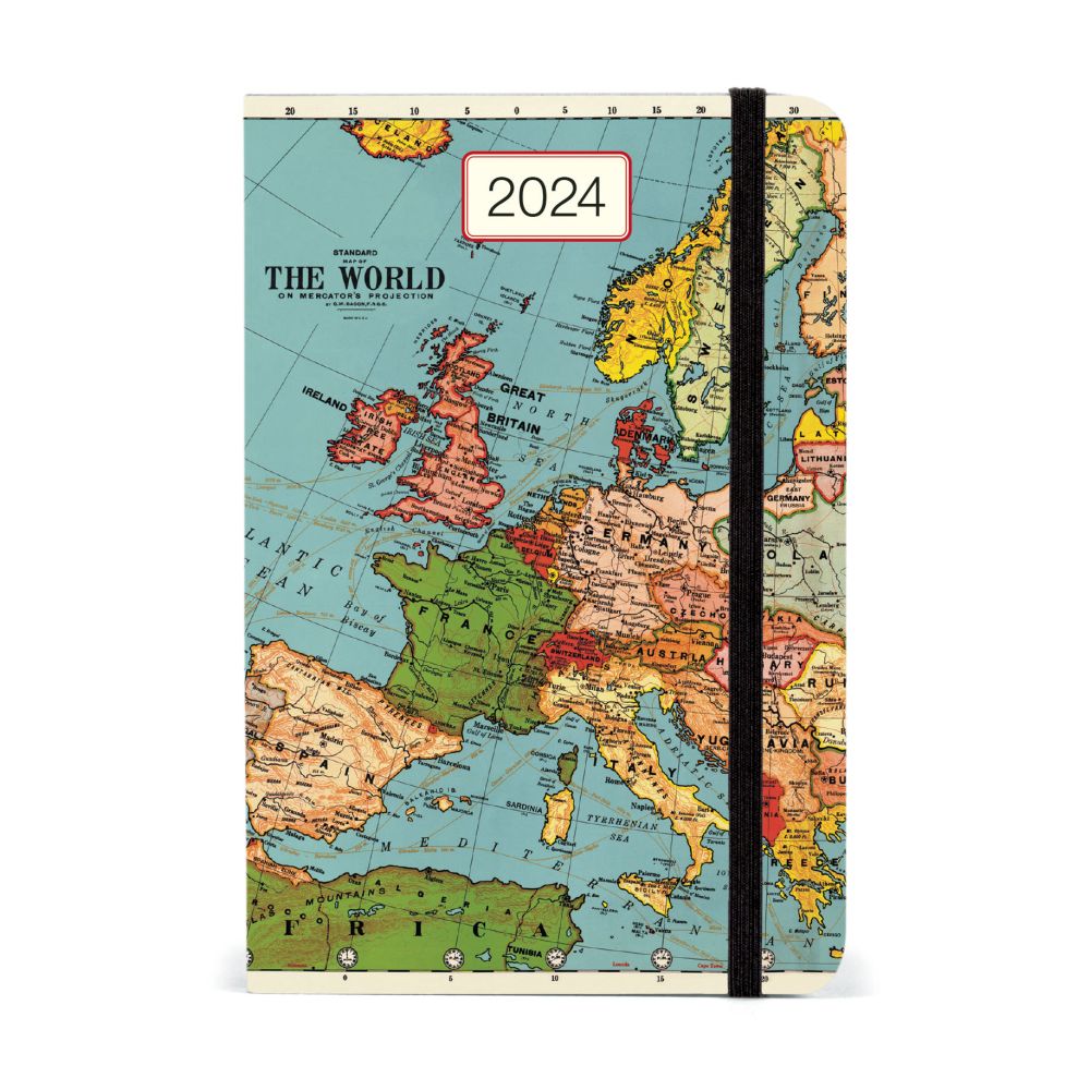 Vintage Maps 2024 Planner