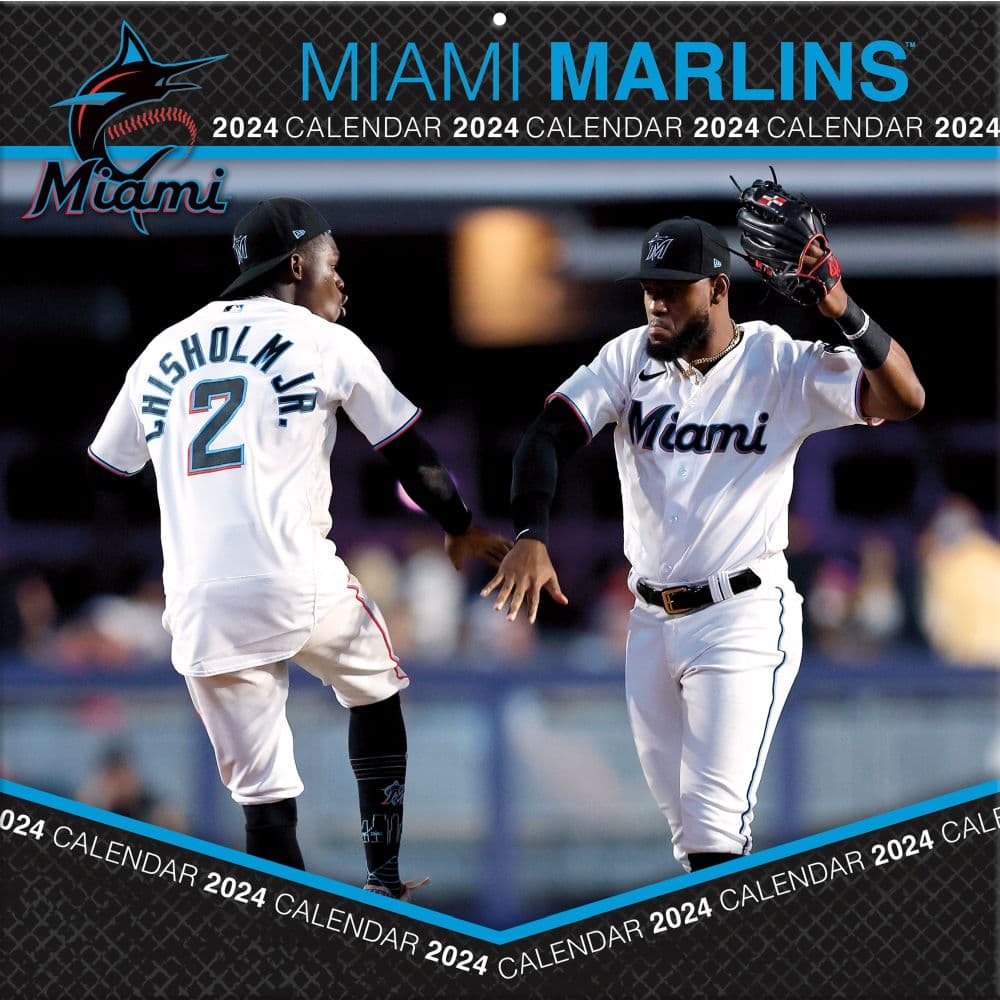 MLB Miami Marlins 2024 Wall Calendar