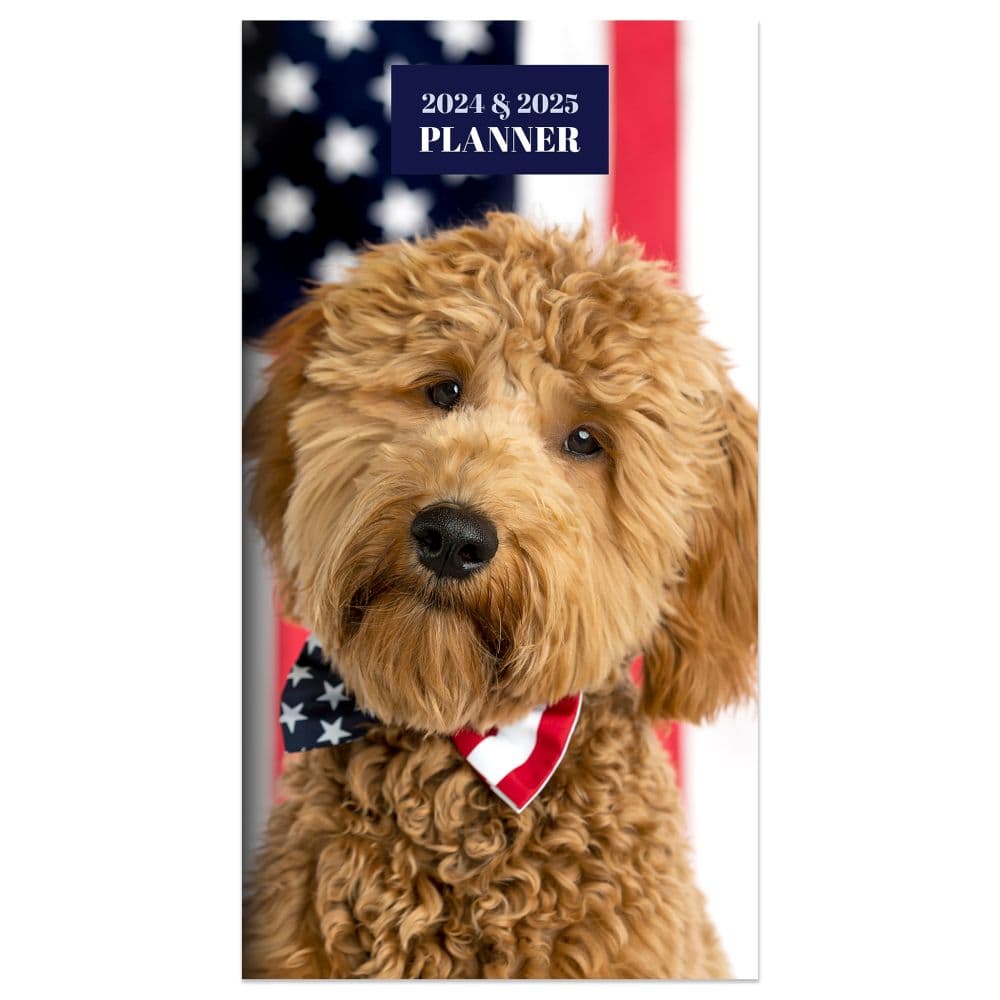 USA Doodle Dog 2yr 2024 Pocket Planner