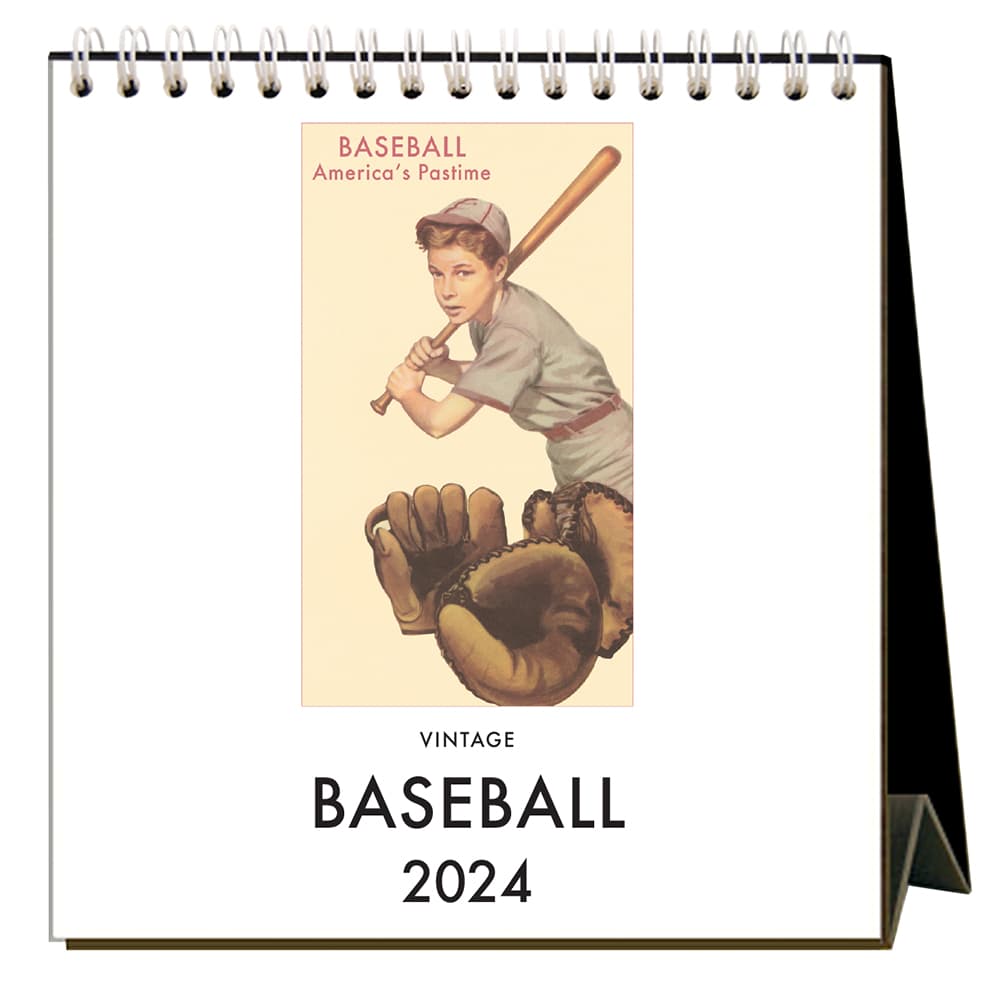 Baseball 2024 Easel Desk Calendar