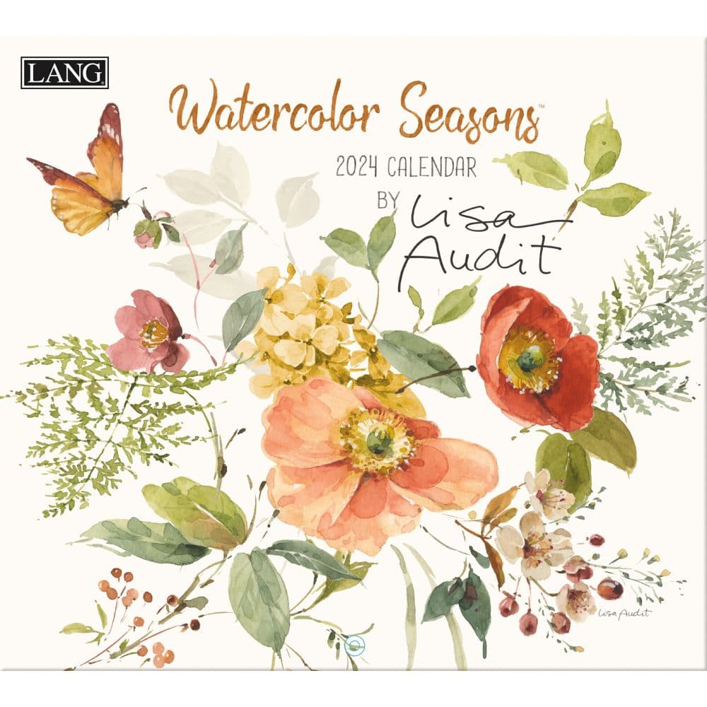 Watercolor Seasons 2024 Wall Calendar