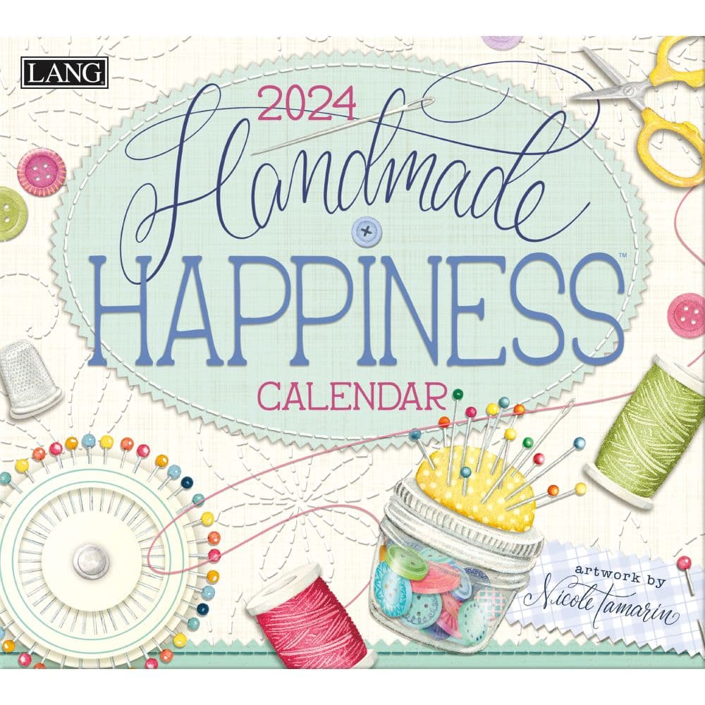 Handmade Happiness 2024 Wall Calendar