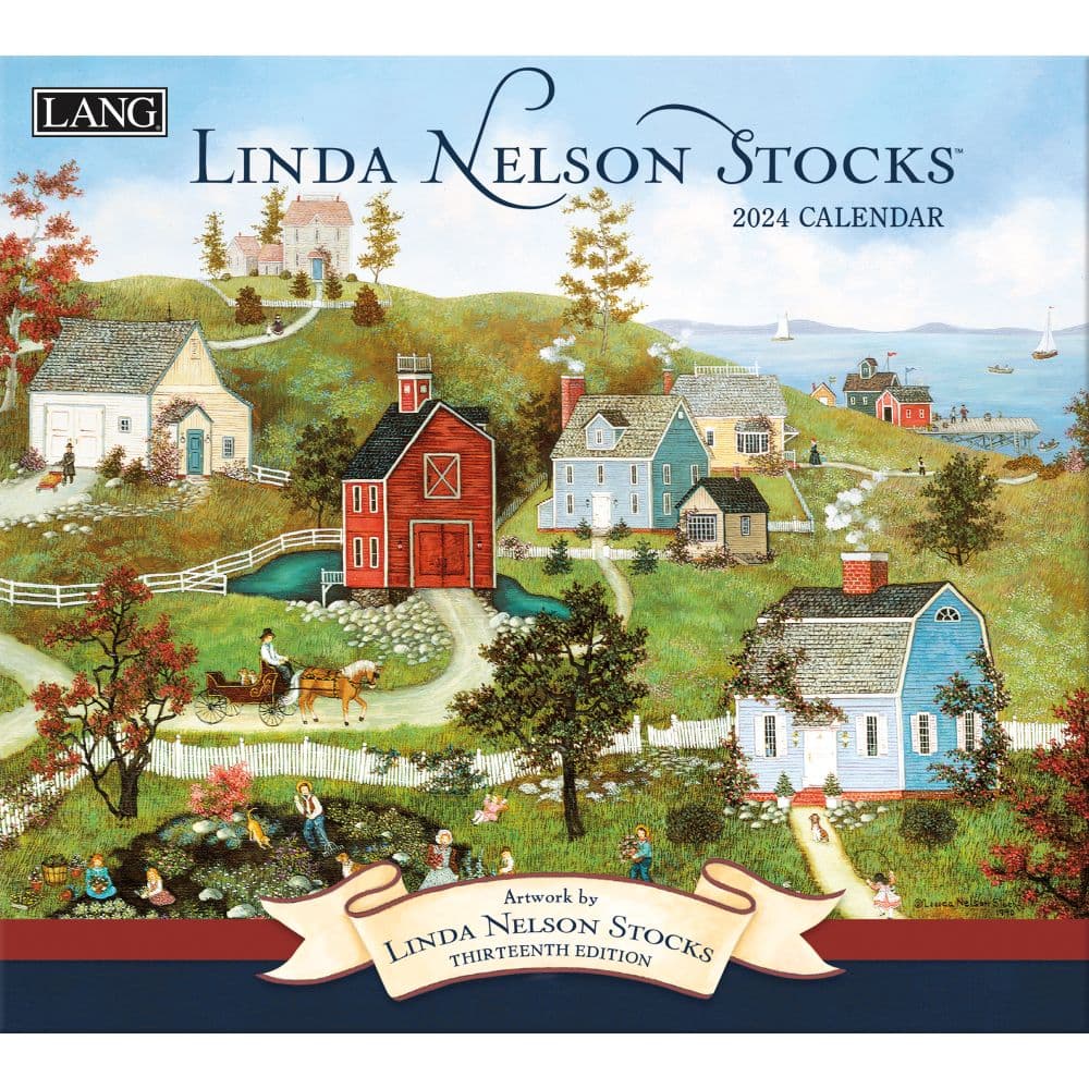 Linda Nelson Stocks 2024 Wall Calendar
