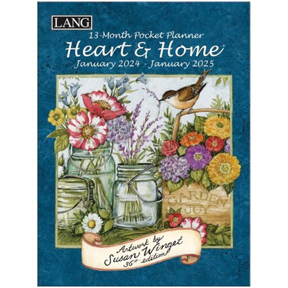 Heart and Home Monthly 2024 Pocket Planner