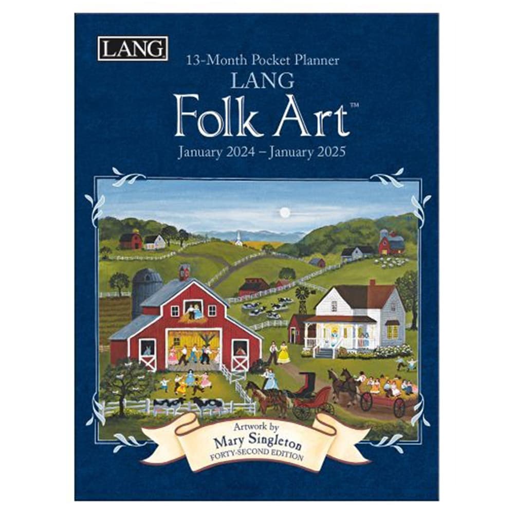 Lang Folk Art Monthly 2024 Pocket Planner