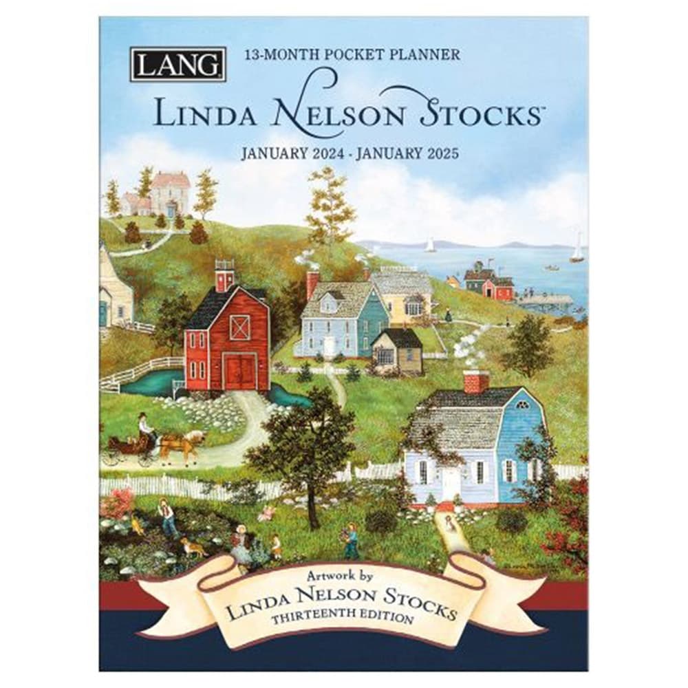 Linda Nelson Stocks Monthly 2024 Pocket Planner