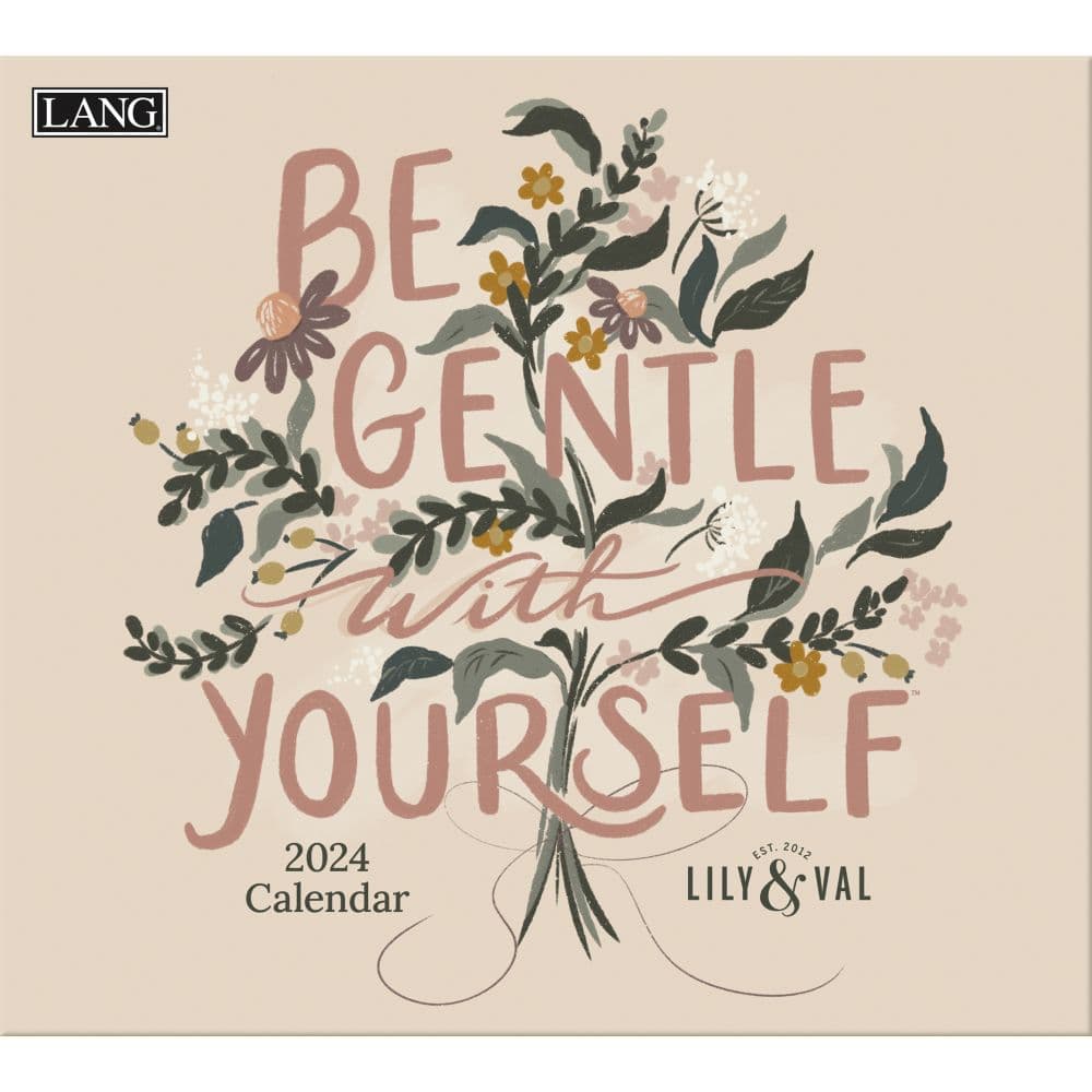 Be Gentle With Yourself 2024 Wall Calendar
