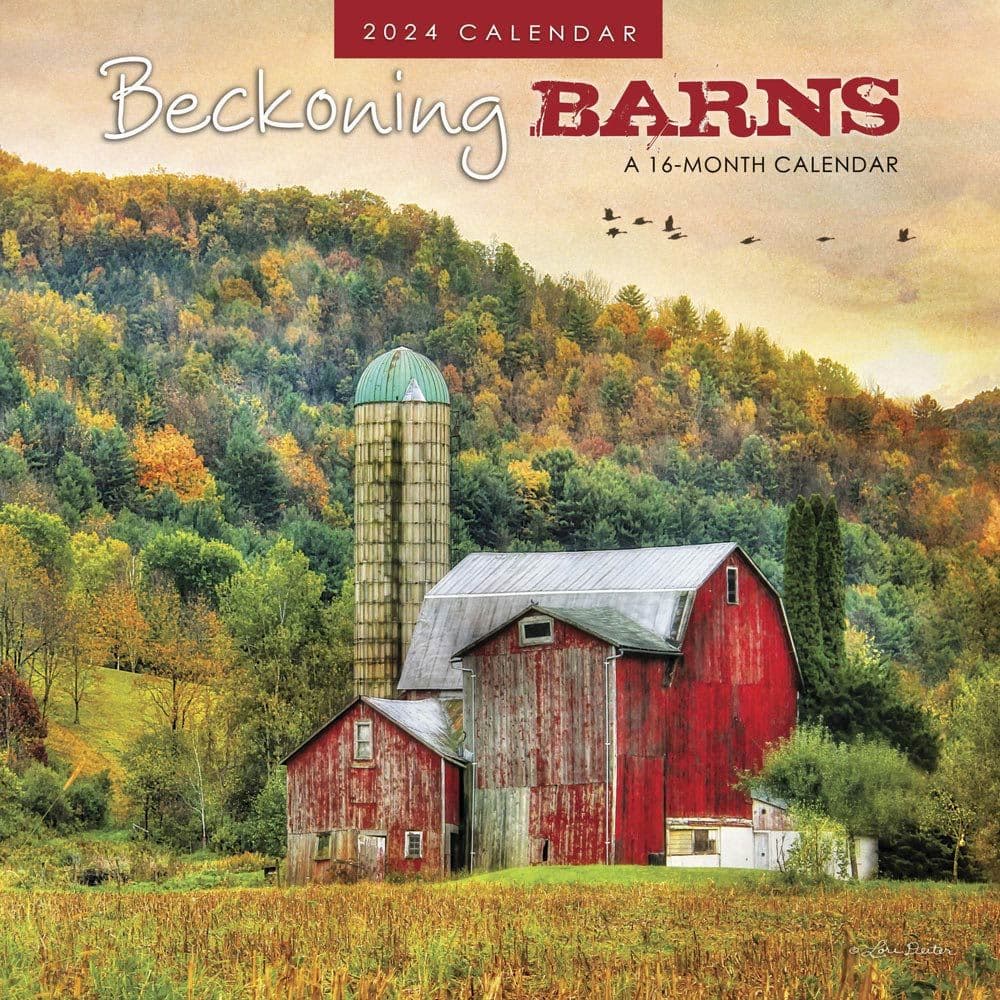 Beckoning Barns 2024 Wall Calendar