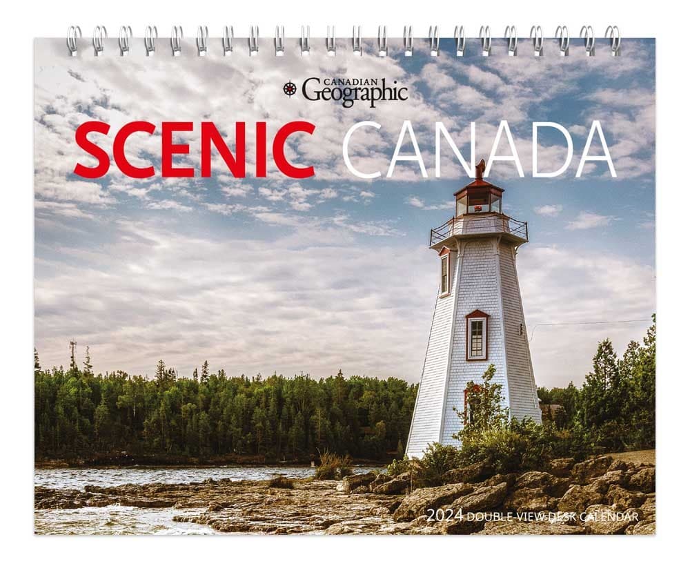 Canadian Geographic Scenic 2024 Easel Calendar