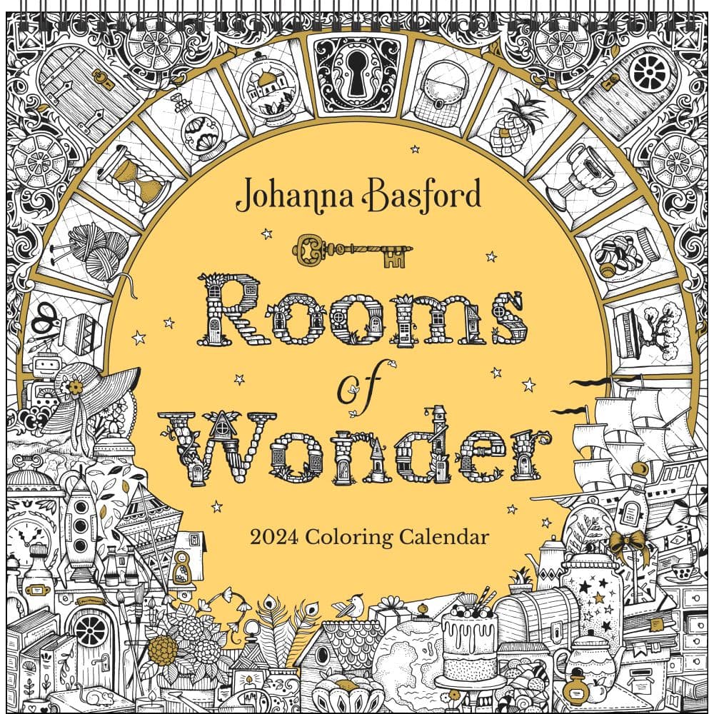 Basford Rooms of Wonder 2024 Wall Calendar