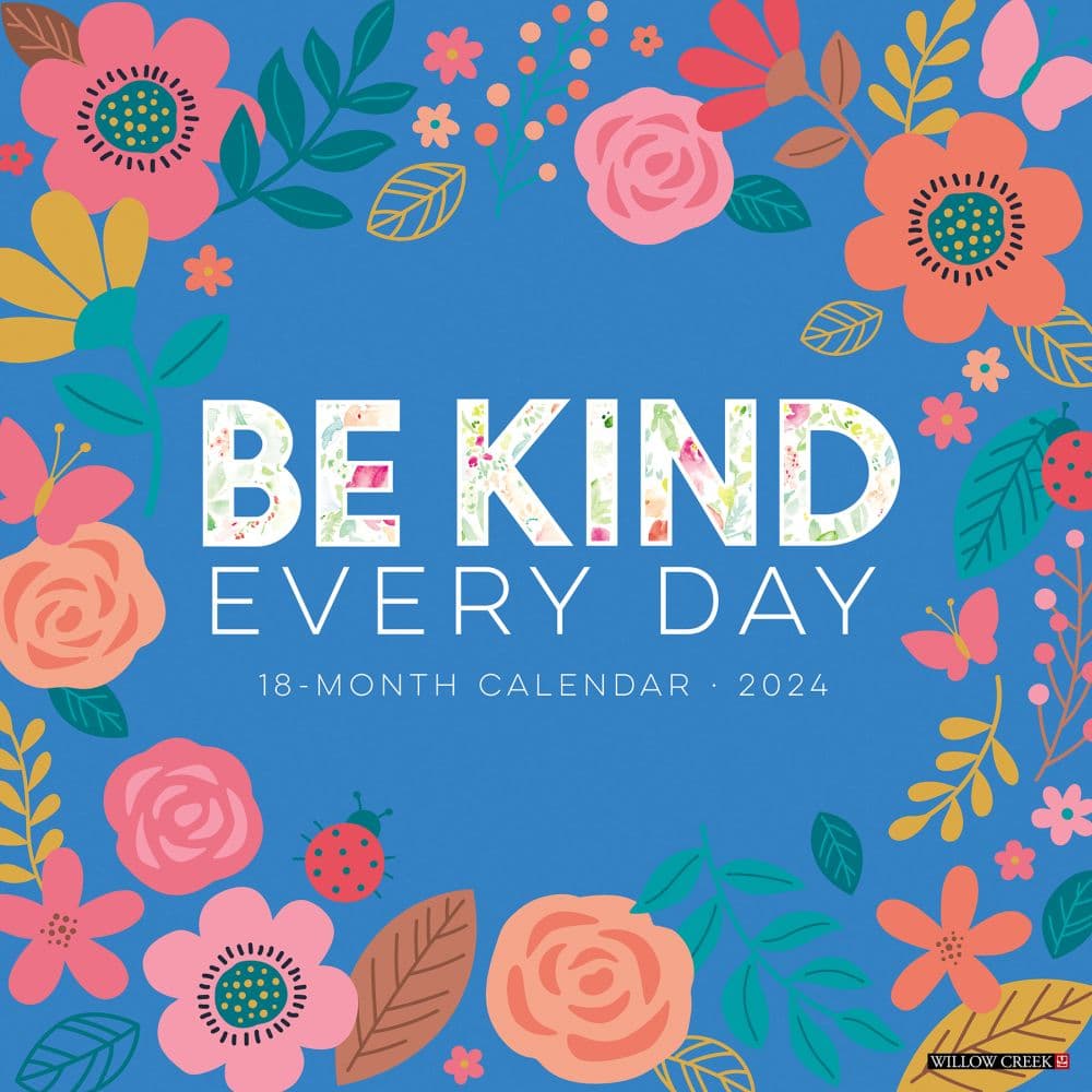 Be Kind 2024 Wall Calendar