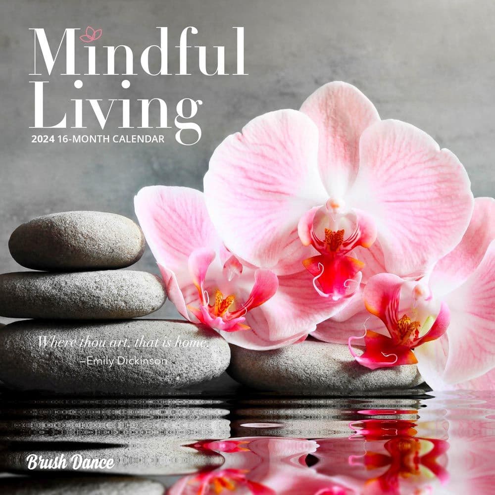 Mindful Living 2024 Mini Wall Calendar