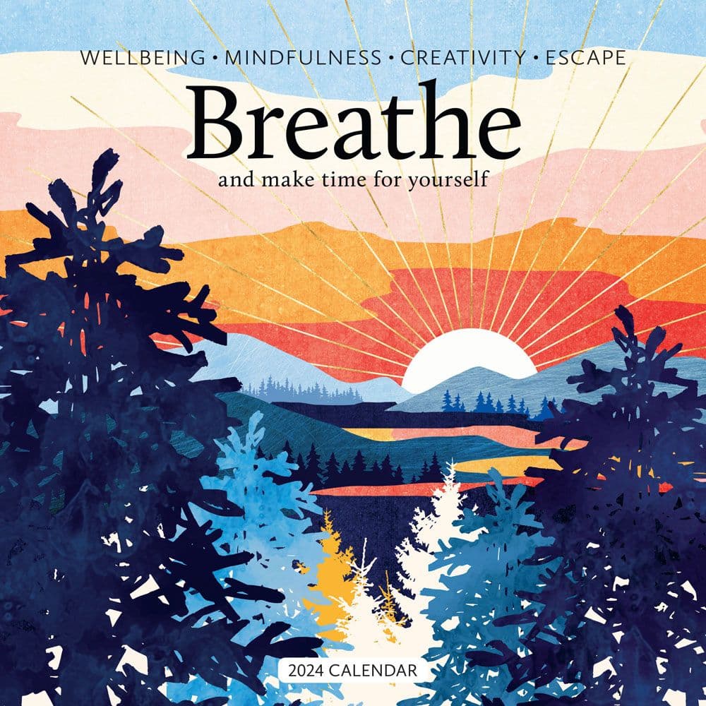 Breathe 2024 Wall Calendar