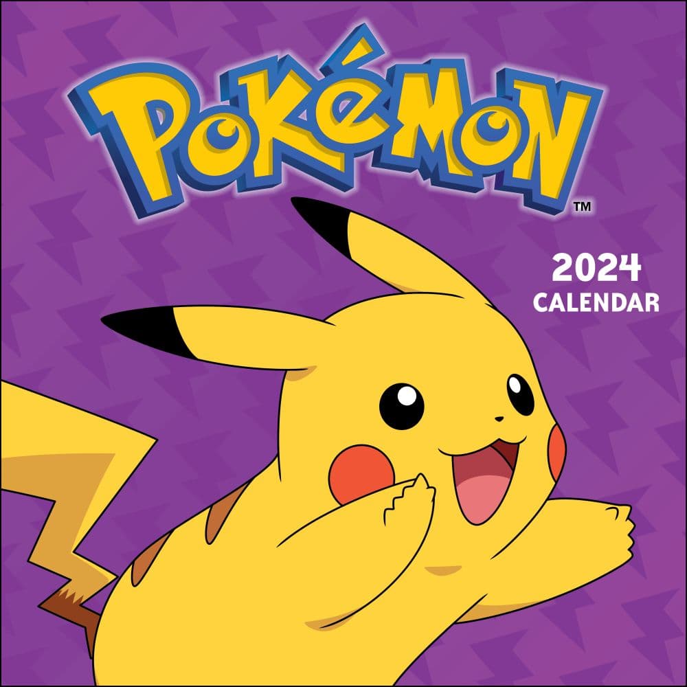Pokemon 2024 Wall Calendar
