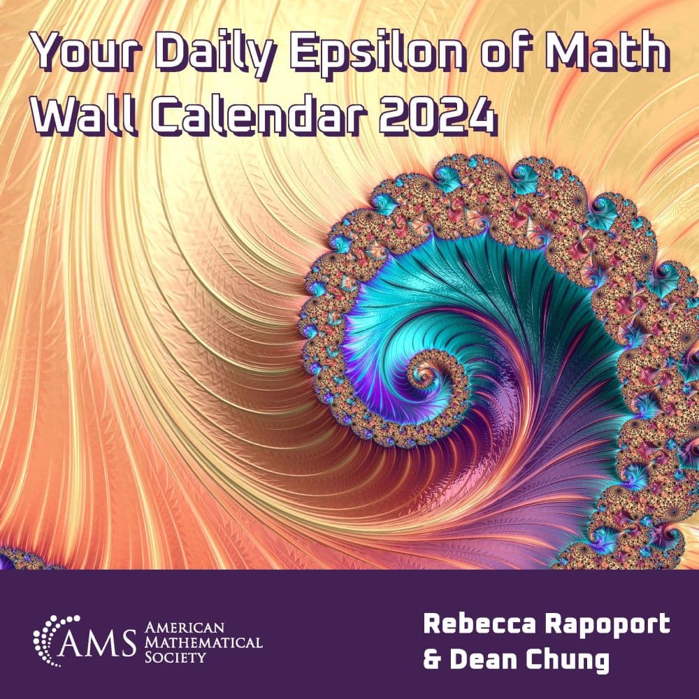 Mathematics 2024 Wall Calendar