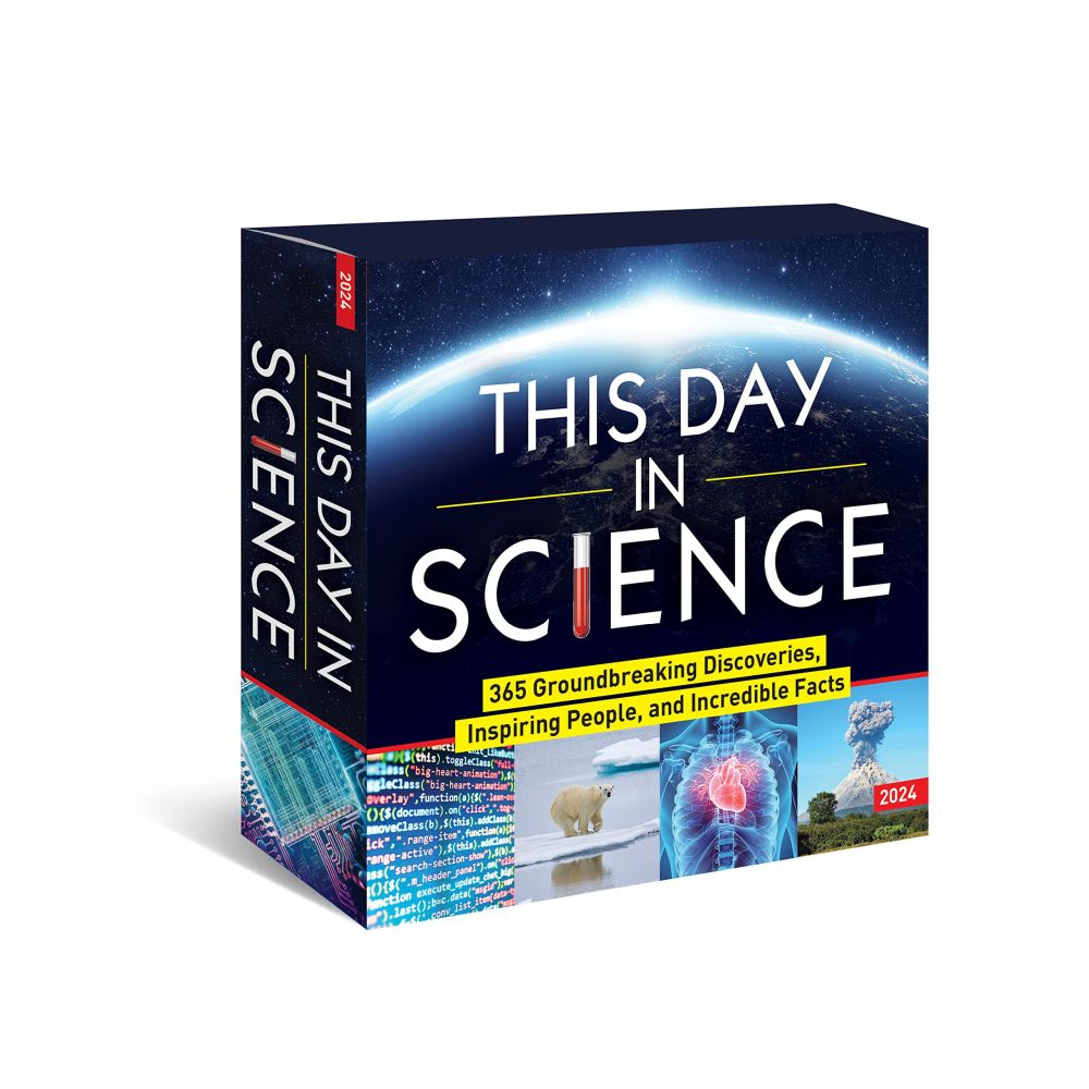 This Day in Science 2024 Desk Calendar