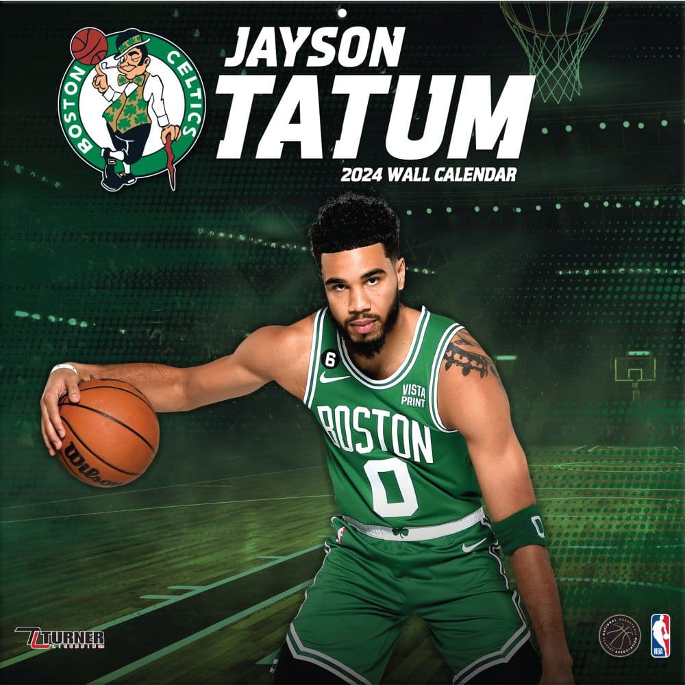 NBA Jayson Tatum 2024 Wall Calendar