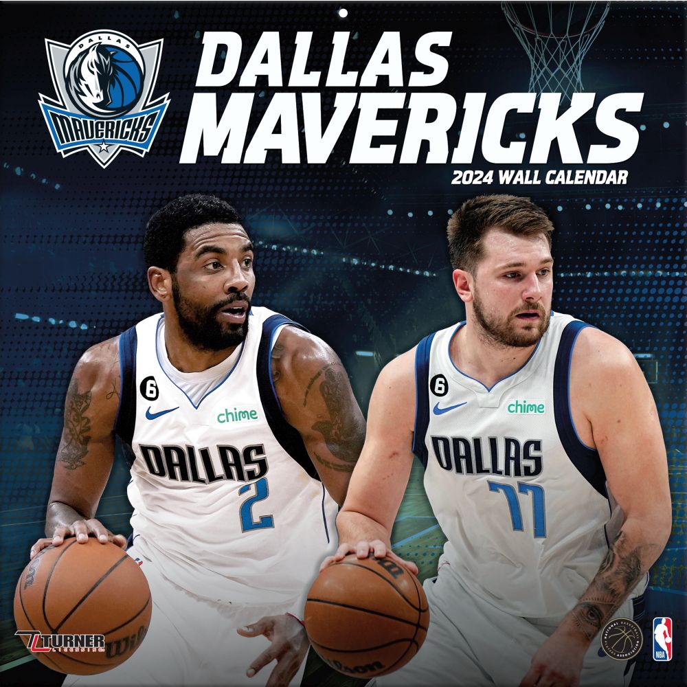 NBA Dallas Mavericks 2024 Wall Calendar