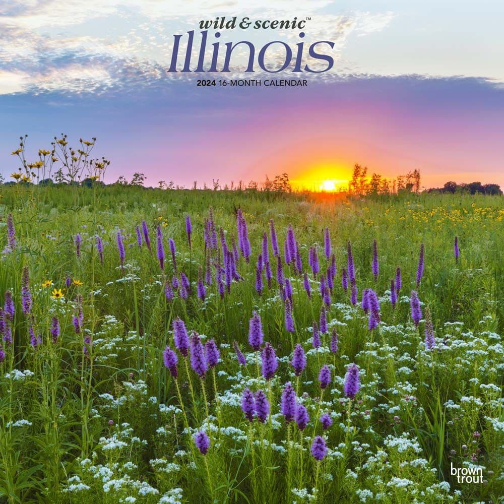 Illinois Wild and Scenic 2024 Wall Calendar