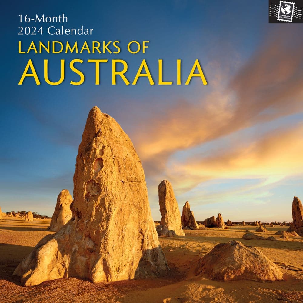 Landmarks of Australia 2024 Wall Calendar