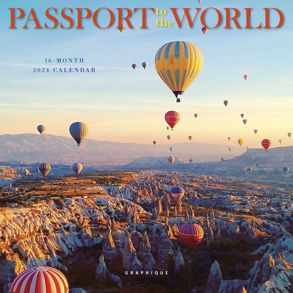Passport to the World 2024 Mini Wall Calendar