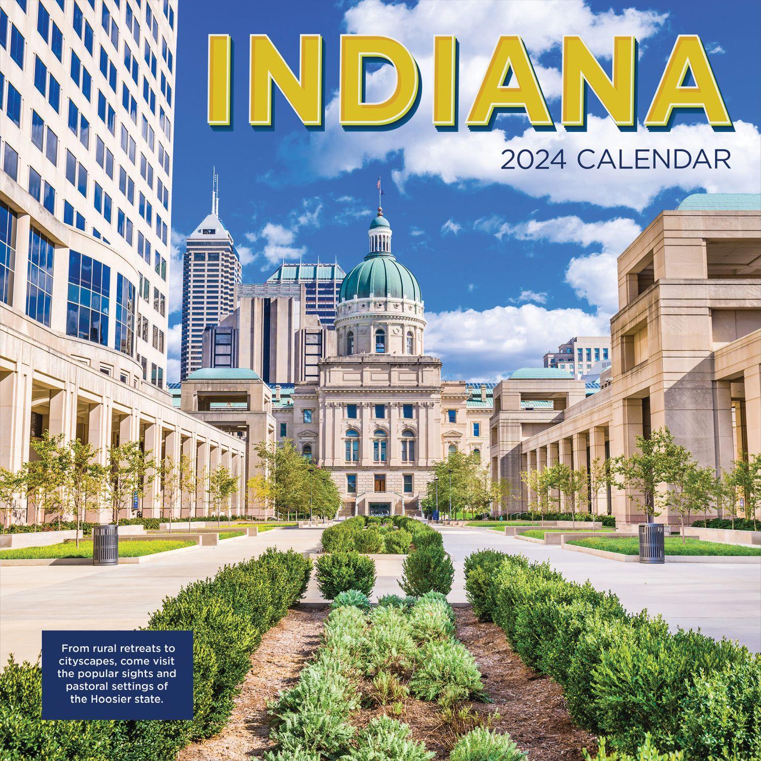 Indiana 2024 Wall Calendar