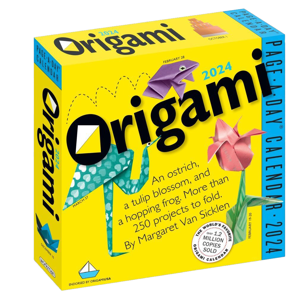 Origami 2024 Desk Calendar