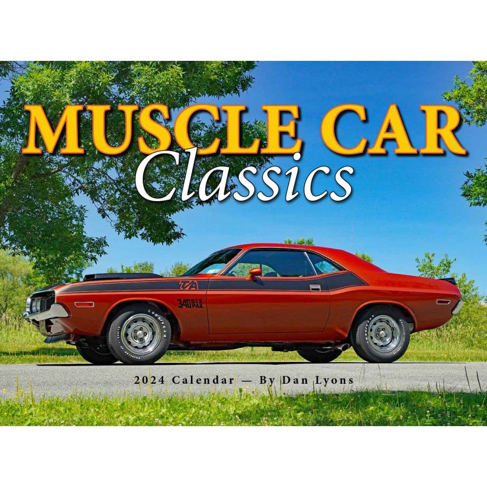 Muscle Car Classics 2024 Wall Calendar