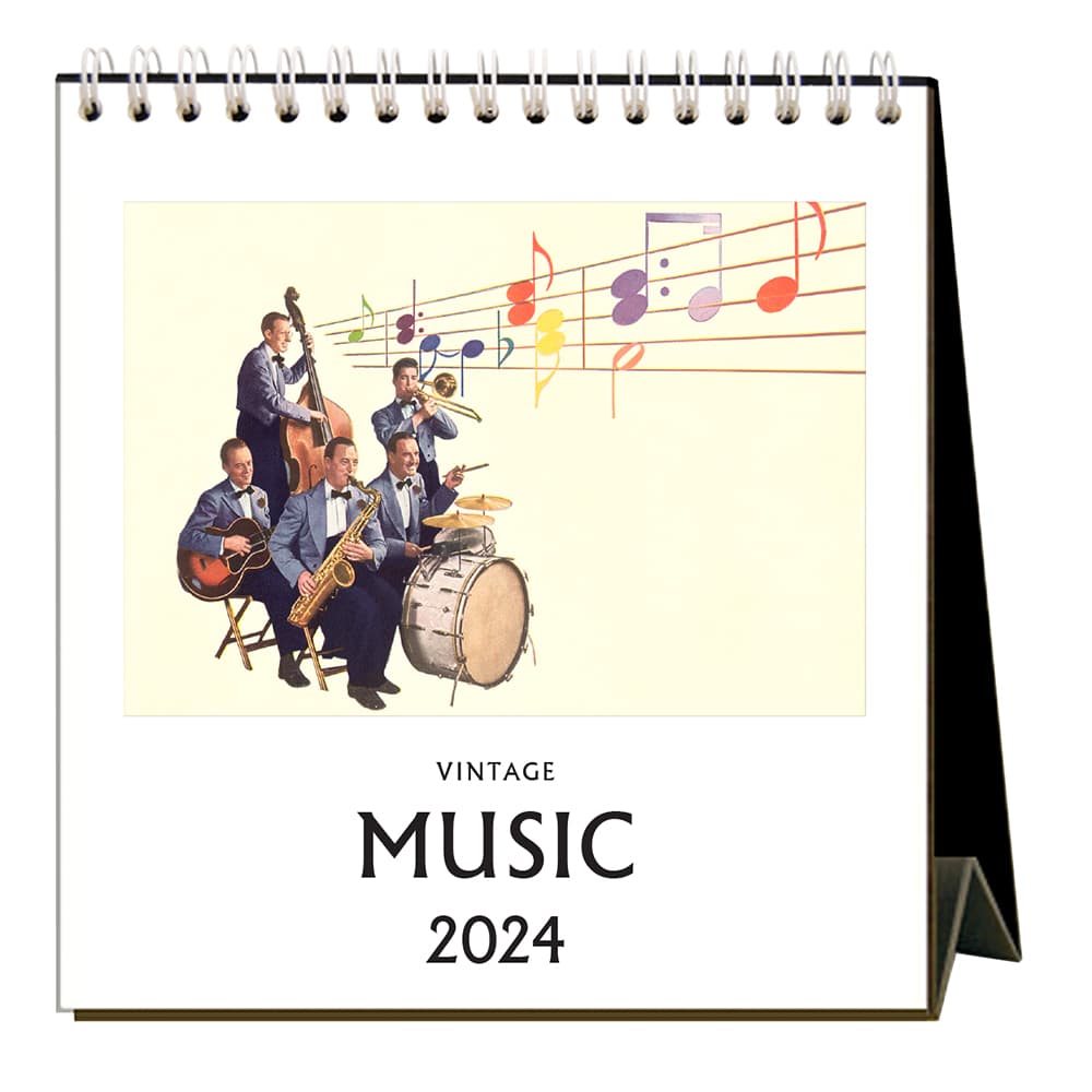 Music 2024 Easel Desk Calendar