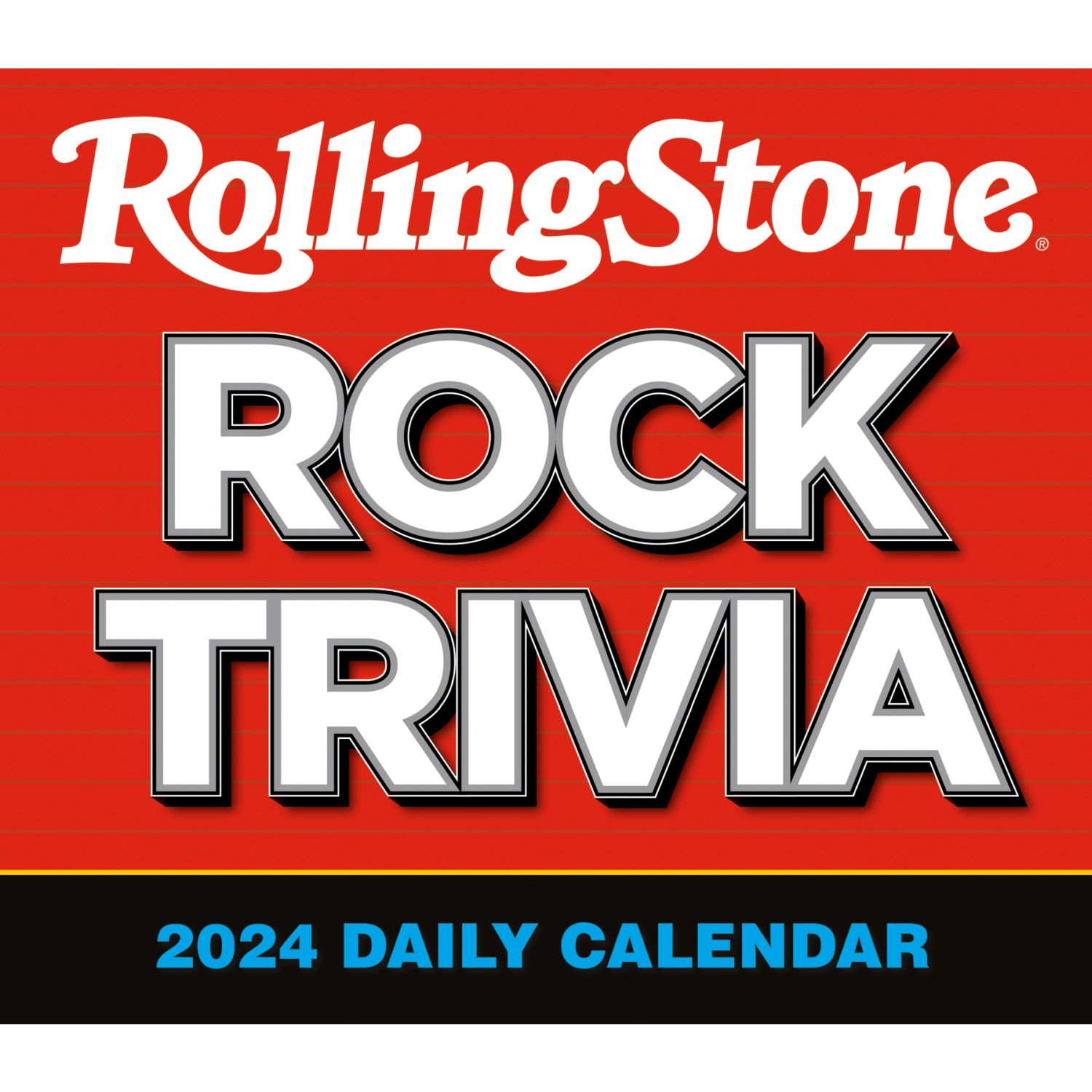 Rolling Stone Rock Trivia 2024 Desk Calendar