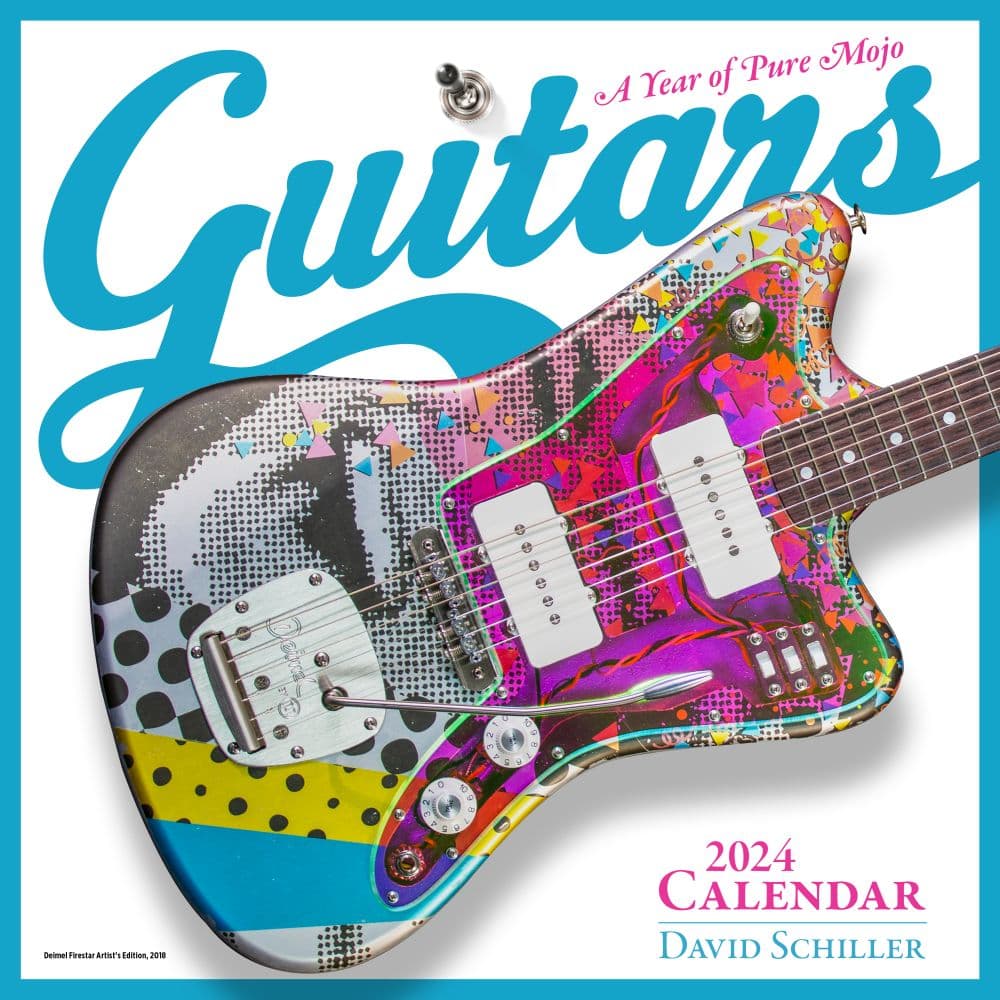 Guitars 2024 Wall Calendar
