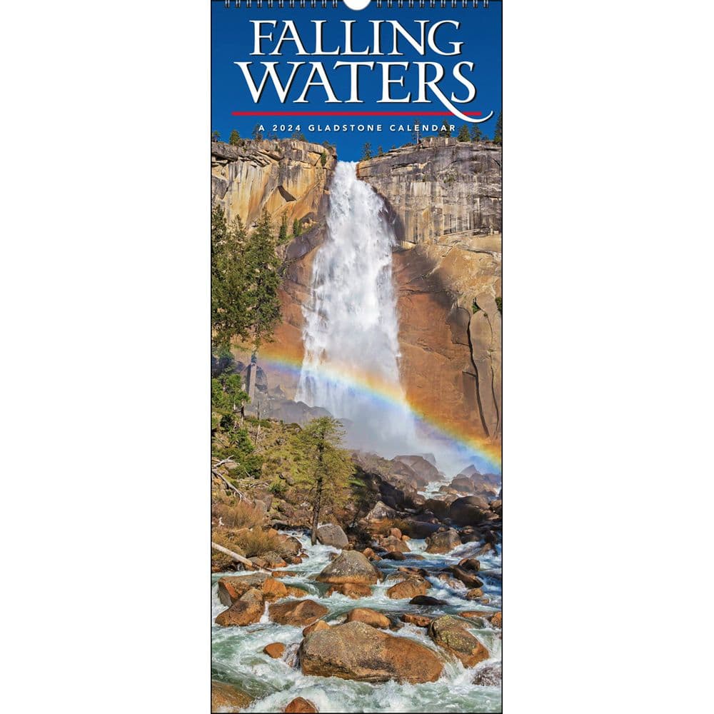 Falling Waters Vertical 2024 Wall Calendar