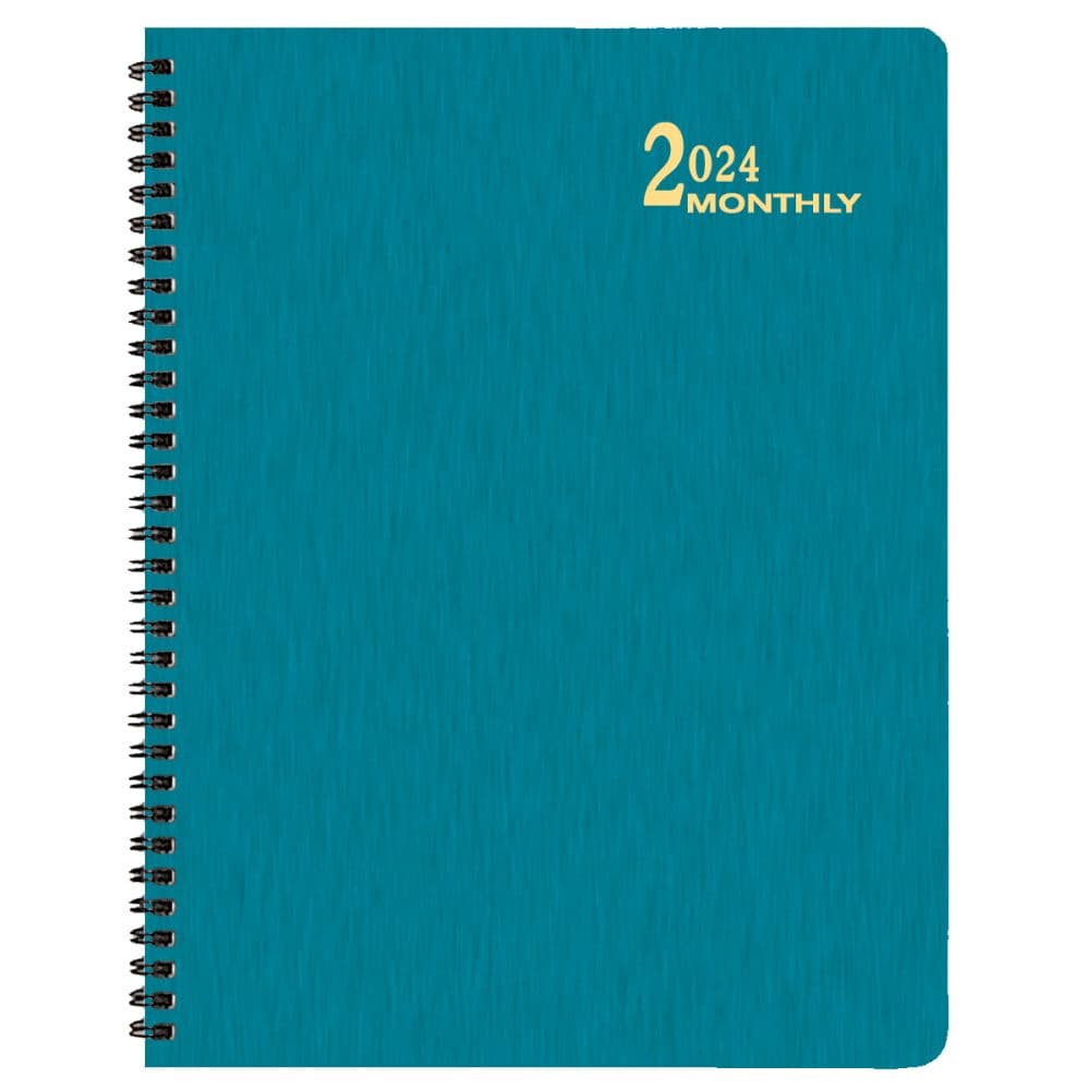 Turquoise Shimmer Large Time 2024 Planner