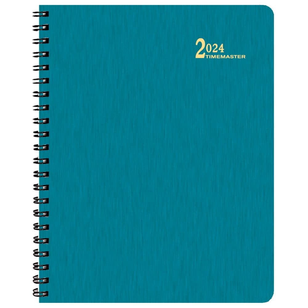 Turquoise Shimmer Medium Time Master 2024 Planner