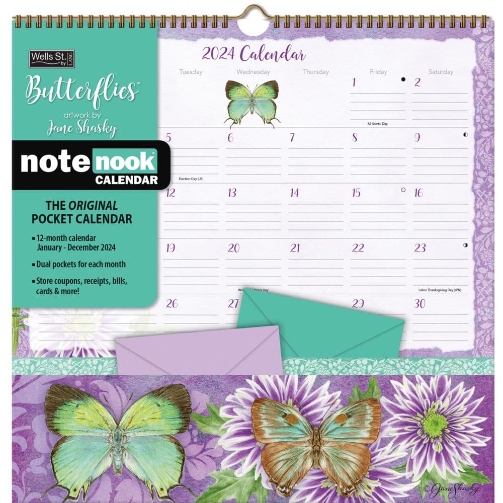 Butterflies 2024 Note Nook