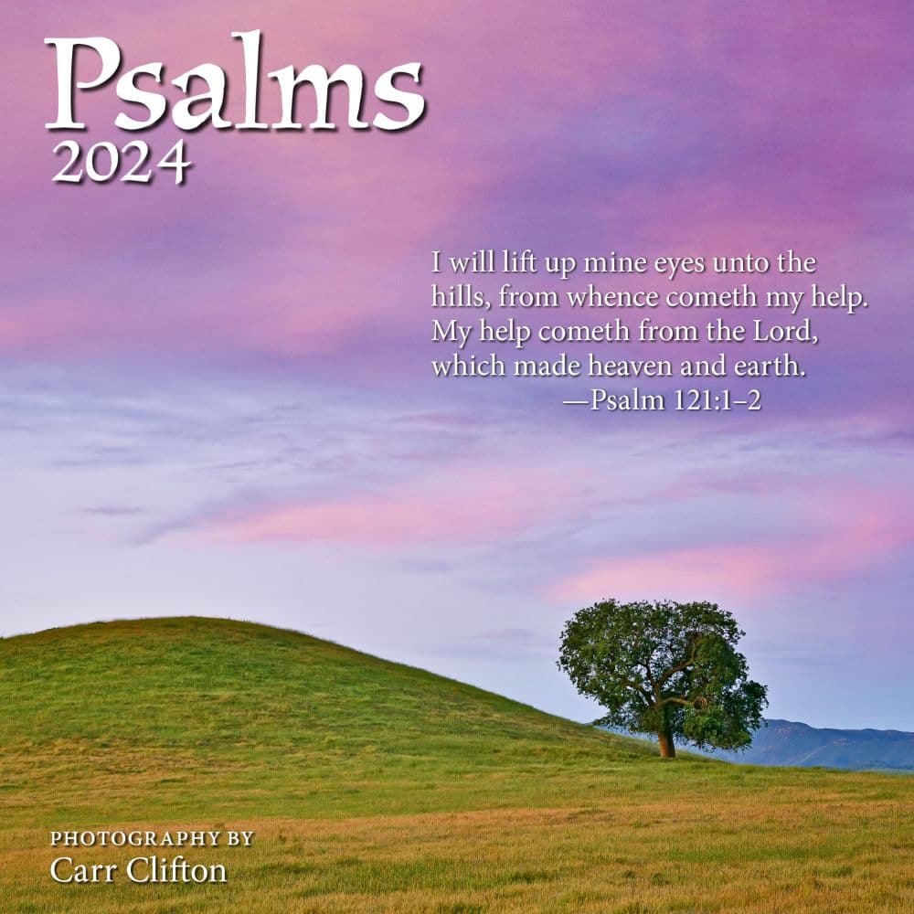 Psalms 2024 Mini Wall Calendar