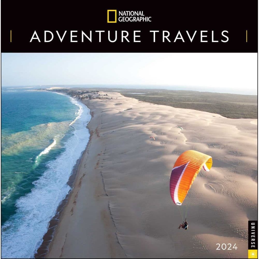 National Geographic Adventure Travels 2024 Wall Calendar