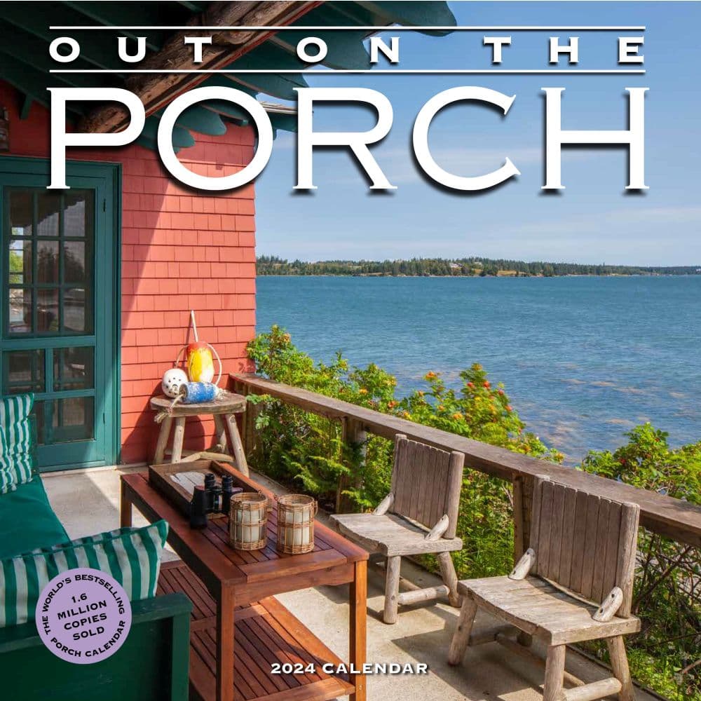 Out On The Porch 2024 Wall Calendar