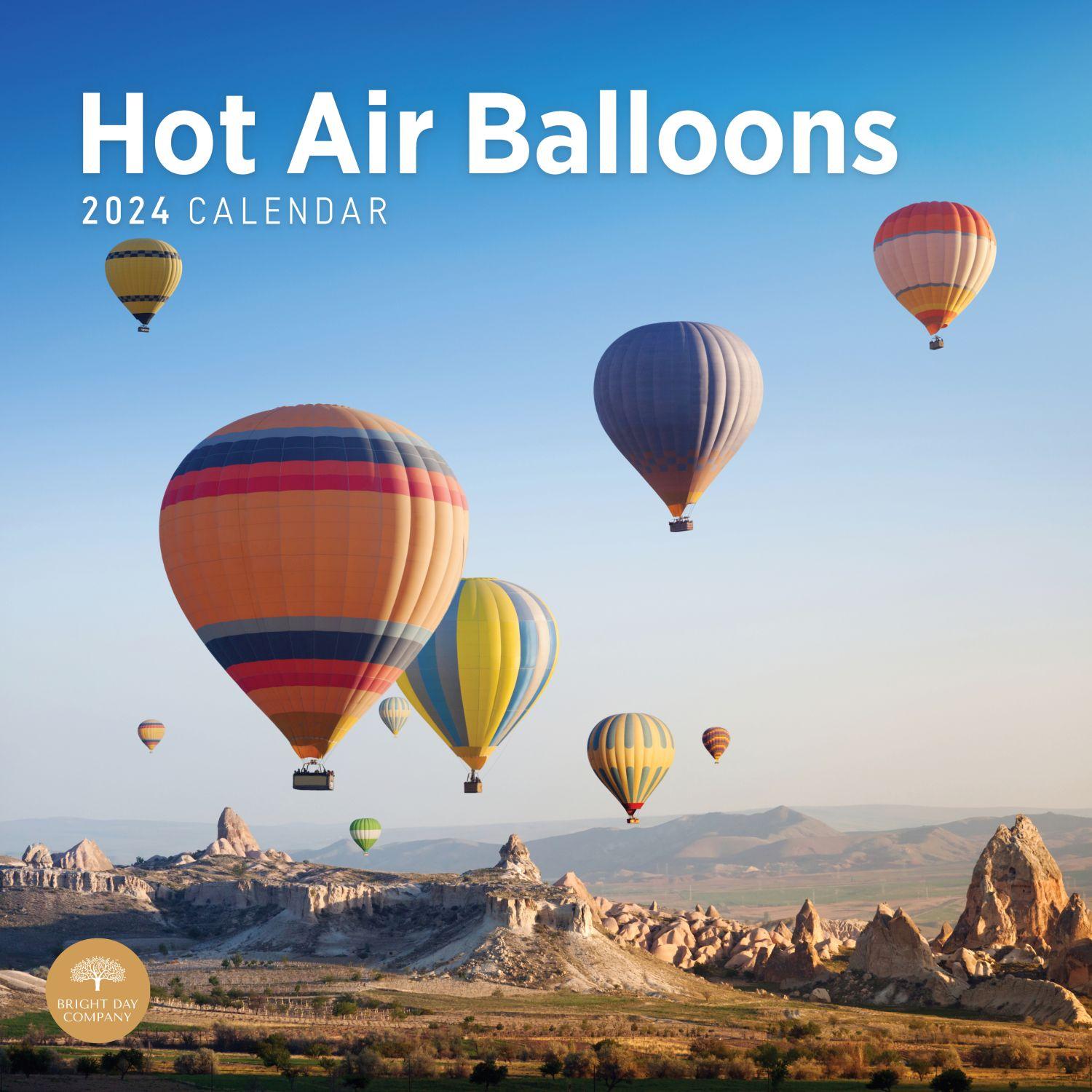 Hot Air Balloons 2024 Wall Calendar