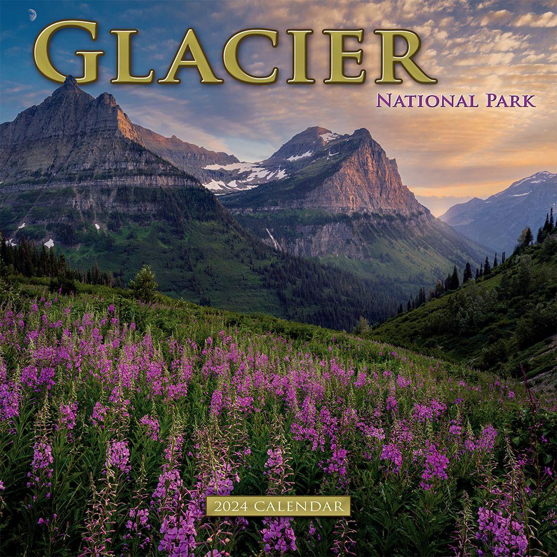 Glacier National Park 2024 Wall Calendar