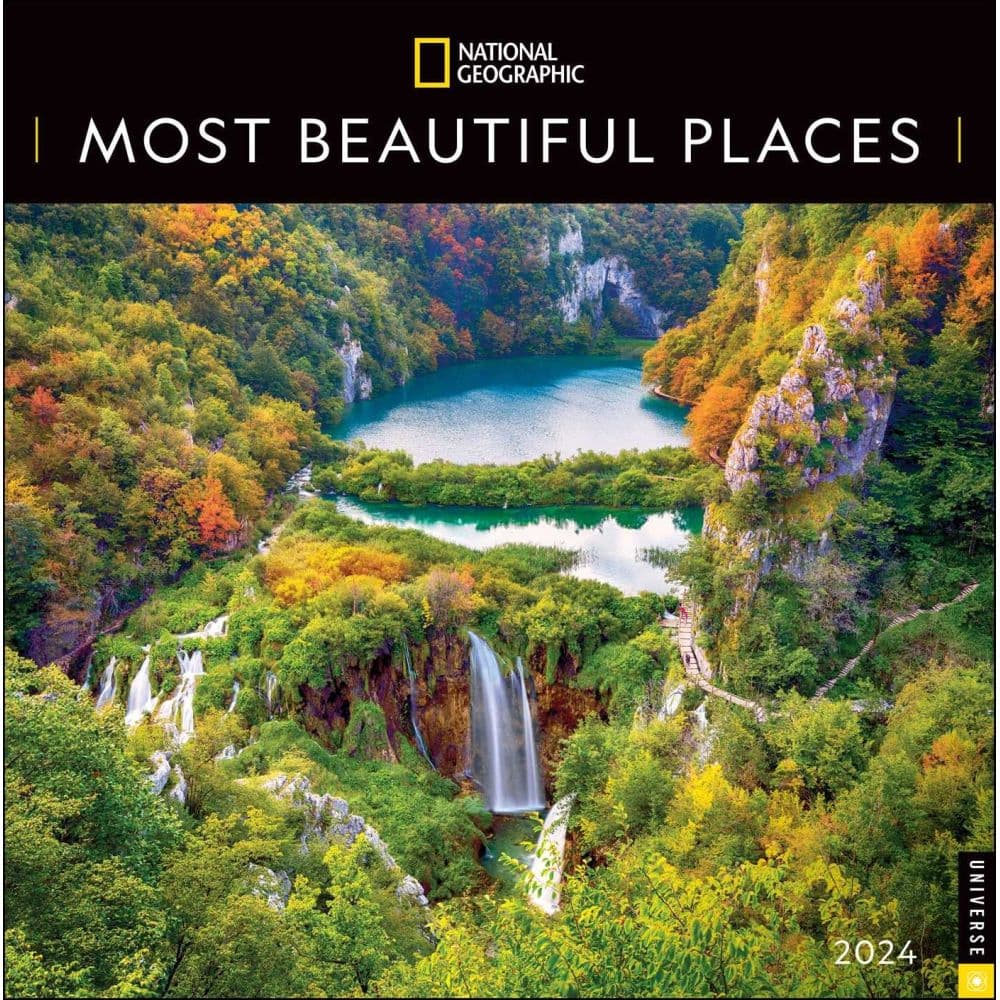 Most Beautiful Places NG 2024 Wall Calendar