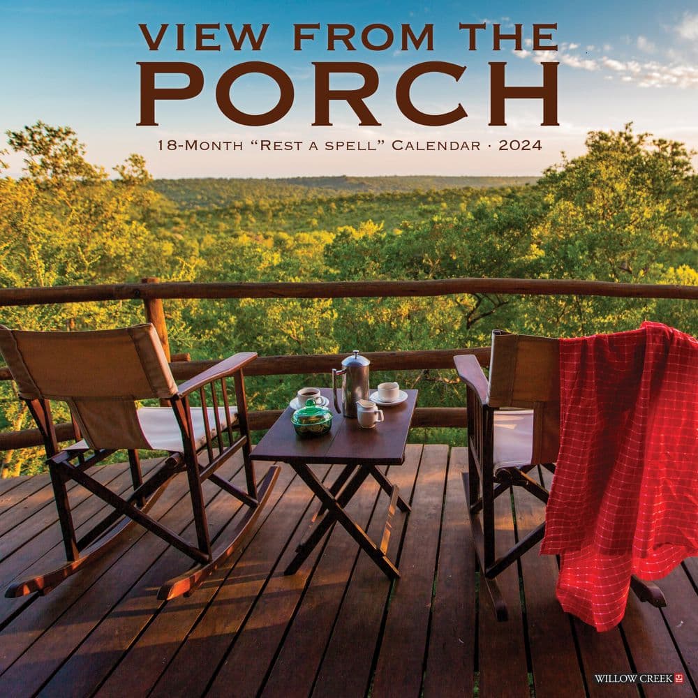 View From the Porch 2024 Wall Calendar