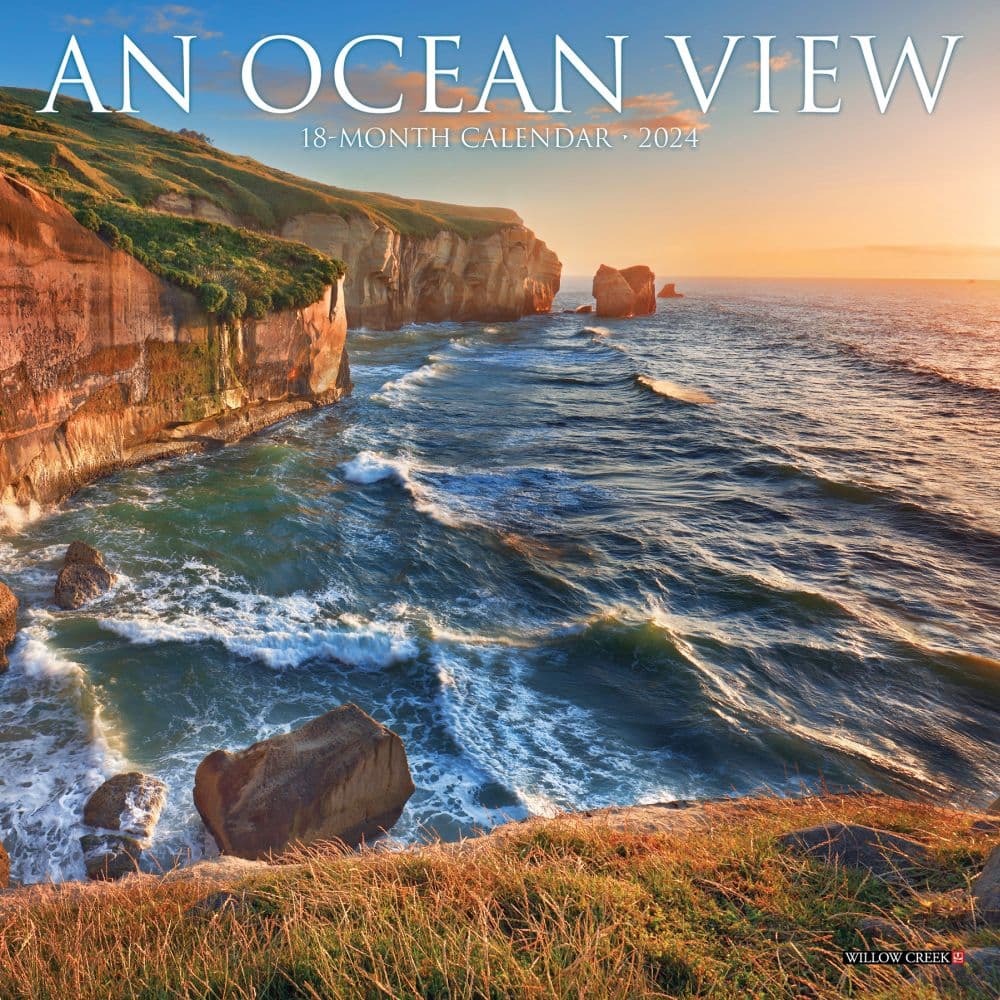 Ocean View 2024 Mini Wall Calendar