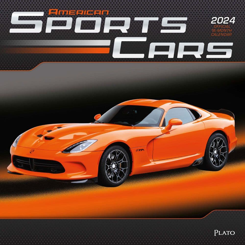 Sports Cars American 2024 Wall Calendar