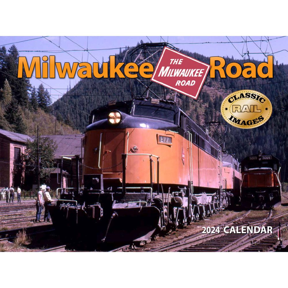 Trains Milwaukee Road 2024 Wall Calendar