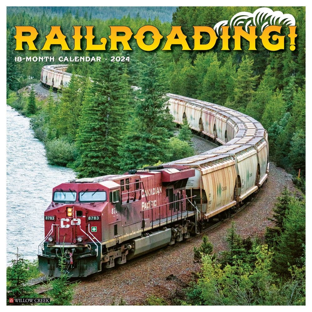 Railroading 2024 Wall Calendar