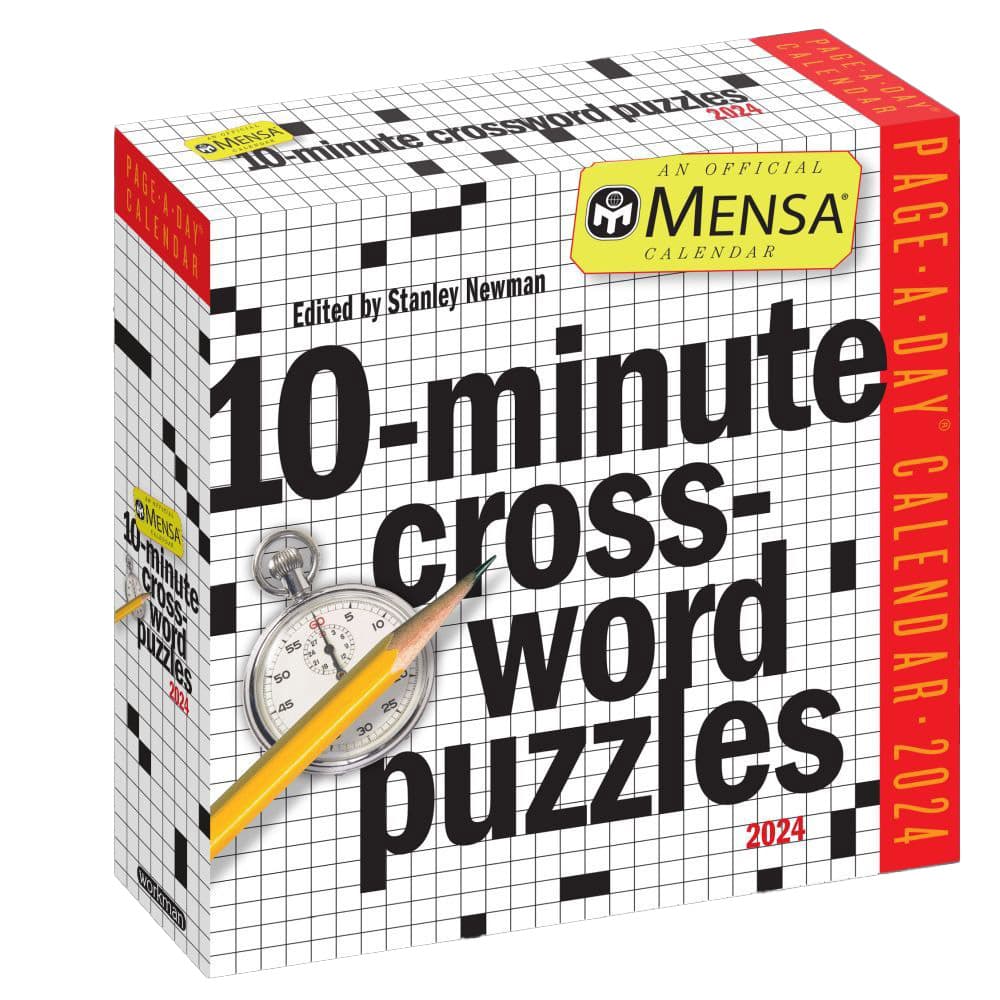 Mensa Crossword 2024 Desk Calendar