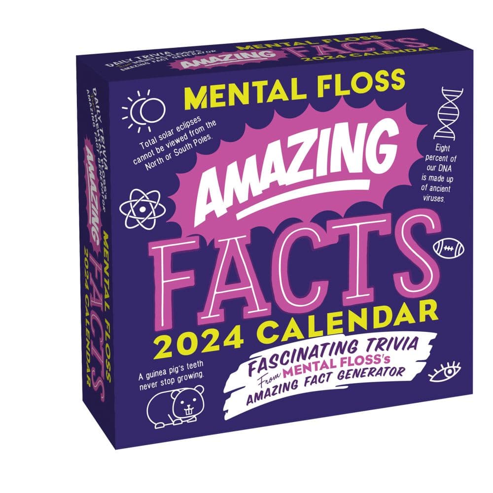 Mental Floss Amazing Facts 2024 Desk Calendar