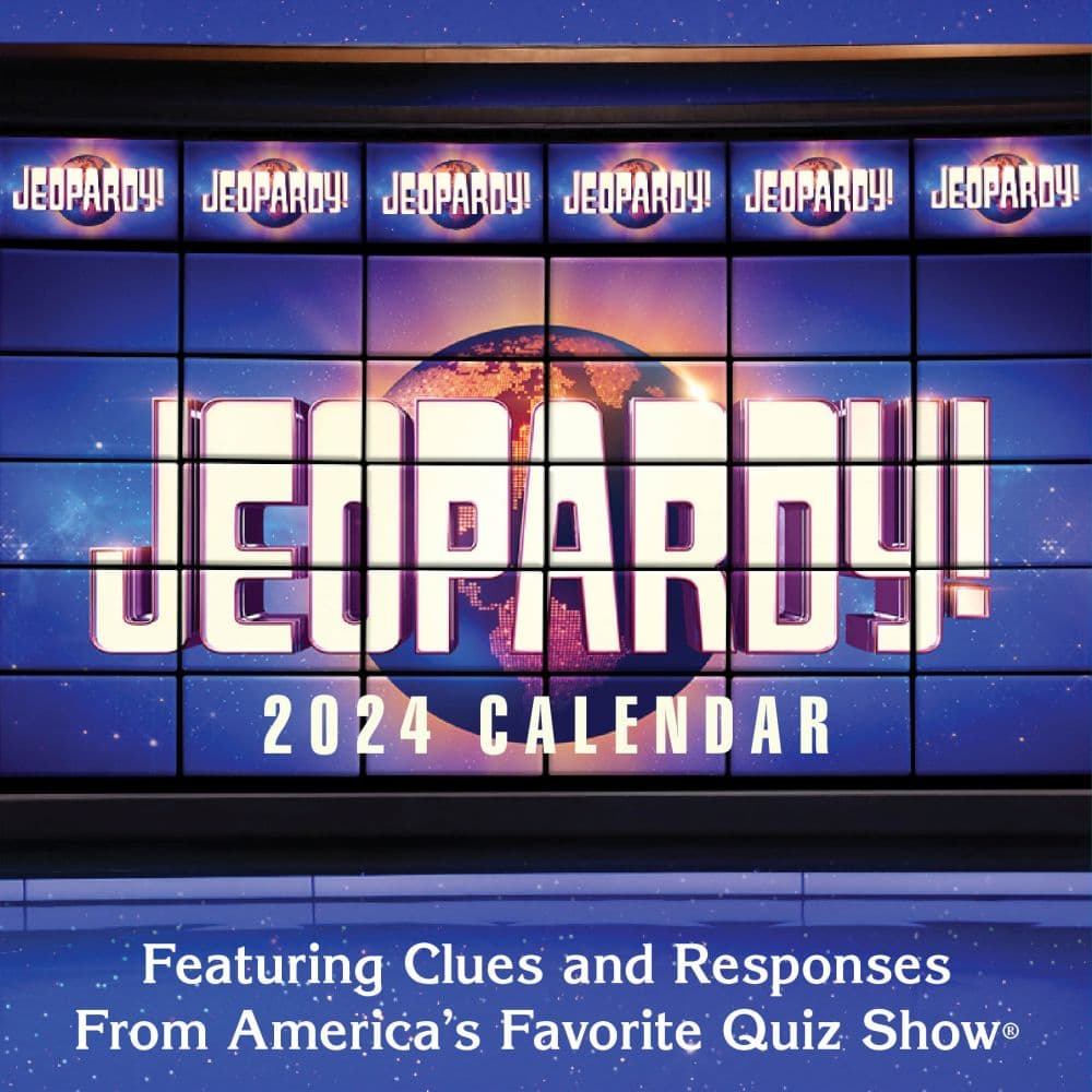 Jeopardy 2024 Desk Calendar
